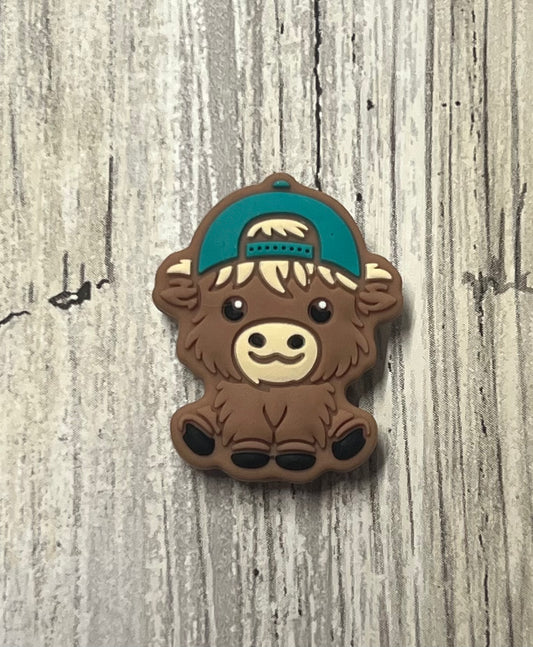 Highland Cow W/Hat Stuffin Stix